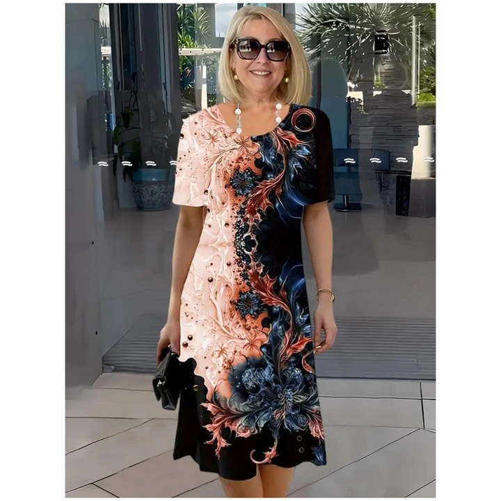 Viviana | Robe Détendue Imprimée