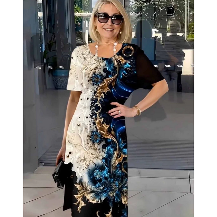 Viviana | Robe Détendue Imprimée