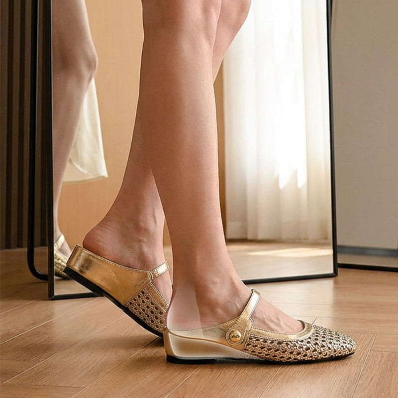 Bella | Mules Mary-Jane Sans Talon