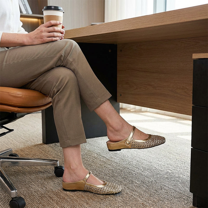 Bella | Mules Mary-Jane Sans Talon