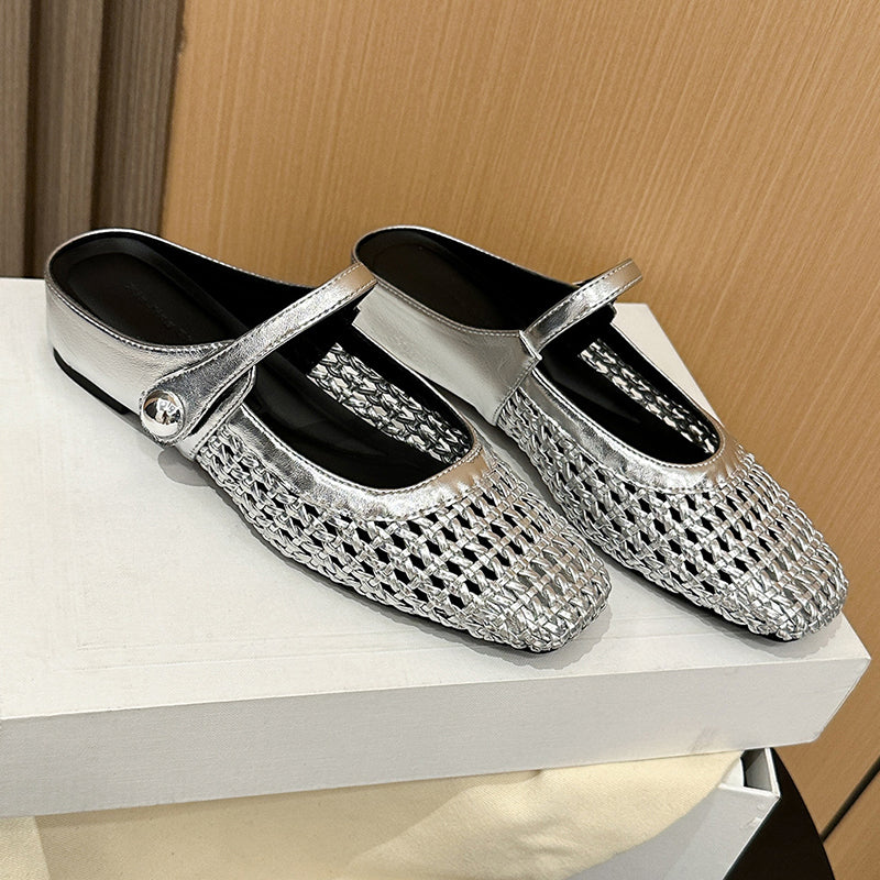 Bella | Mules Mary-Jane Sans Talon