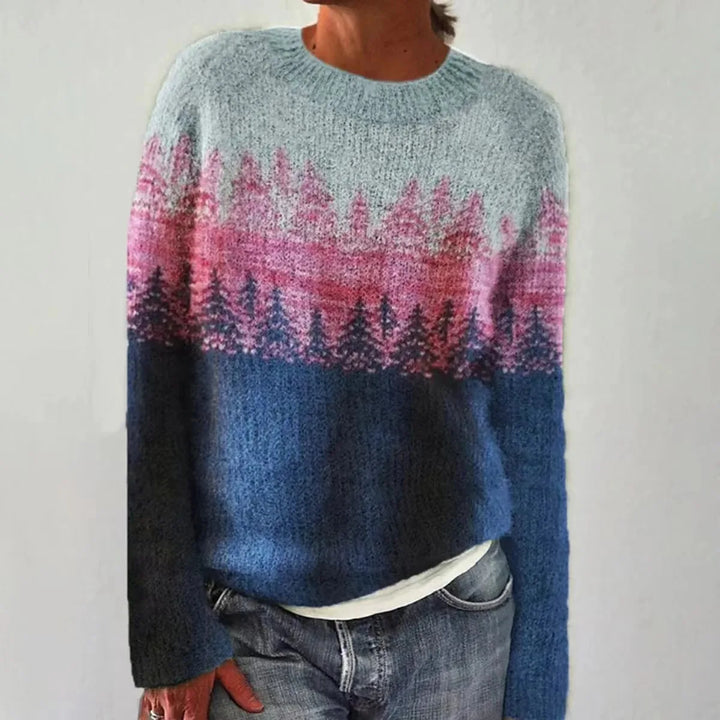 Pierina - Pull rétro d'automne
