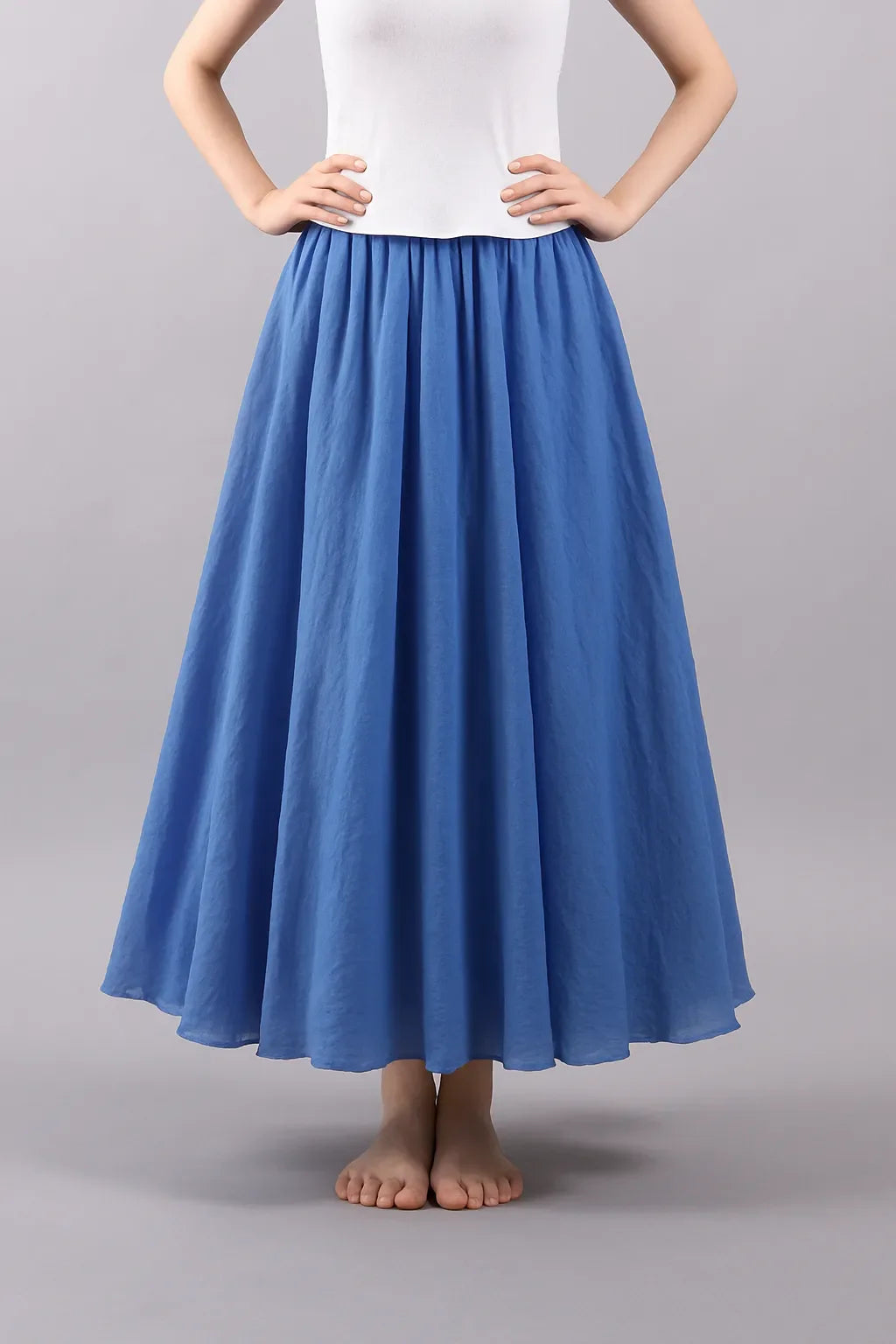 Femme Plissée Maxi Jupe – Vera