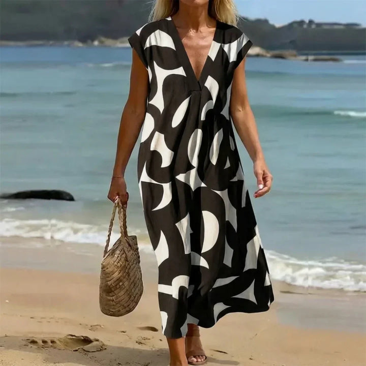 Tatiana™ | Robe Maxi à Détails Ajourés