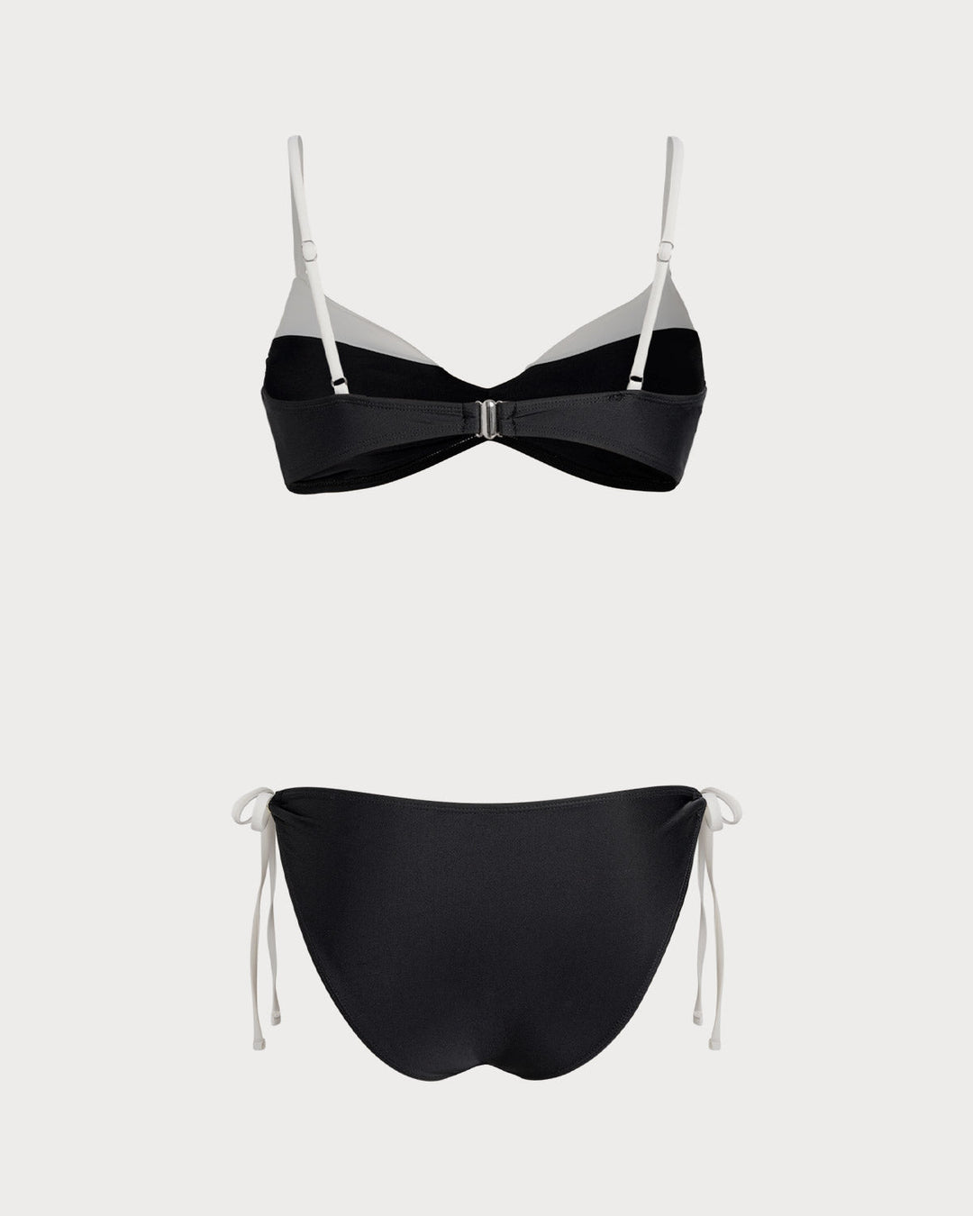 Ensembles de Bikini Bralette Noir Contrastant