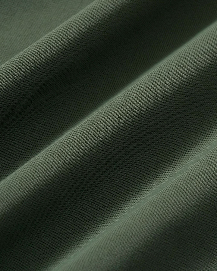 Maillot de bain une pièce vert à décolleté en U avec contrôle du ventre