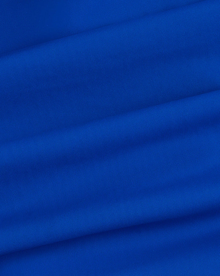 Maillot de bain une pièce découpé en O-ring bleu