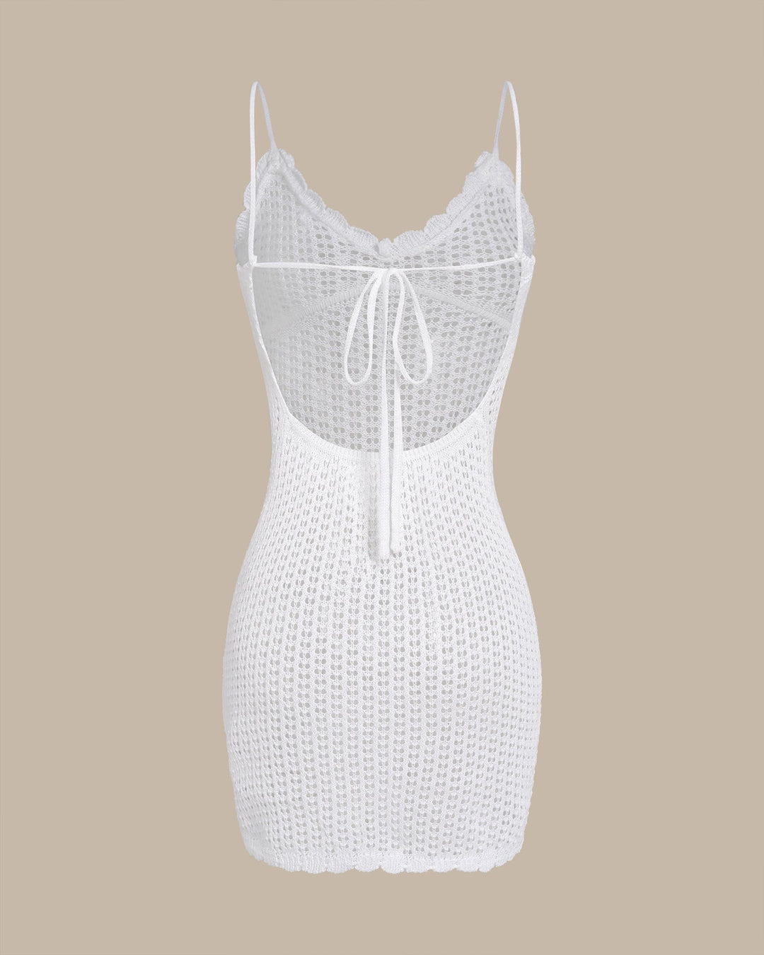 Couverture blanche à cordon