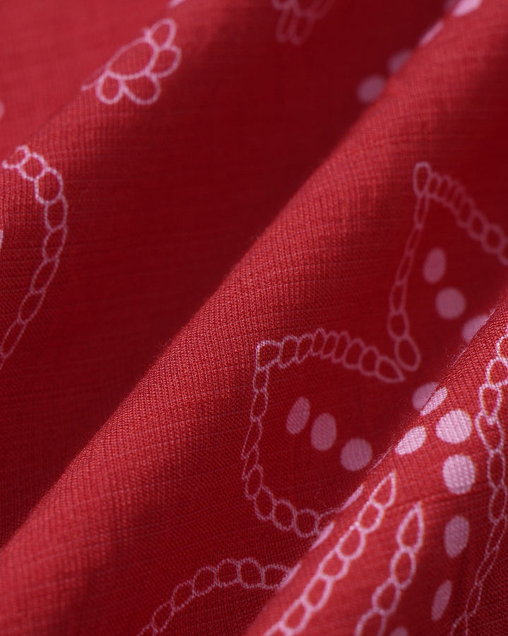 Robe de Plage Rouge à Dos Nu