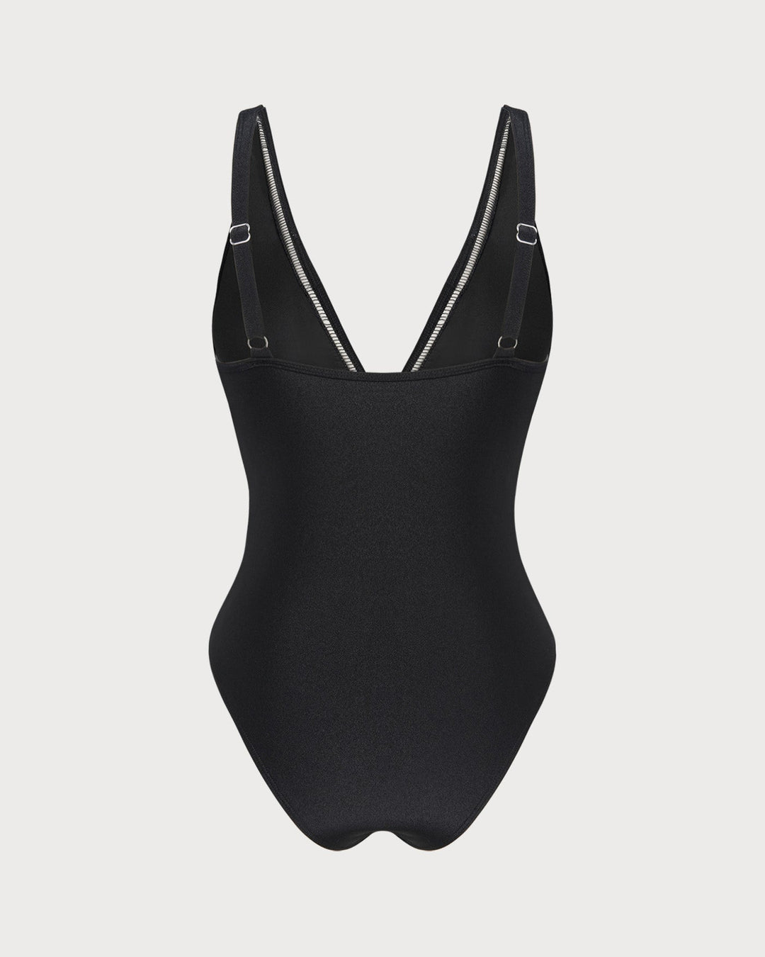Bralette noire unie une pièce