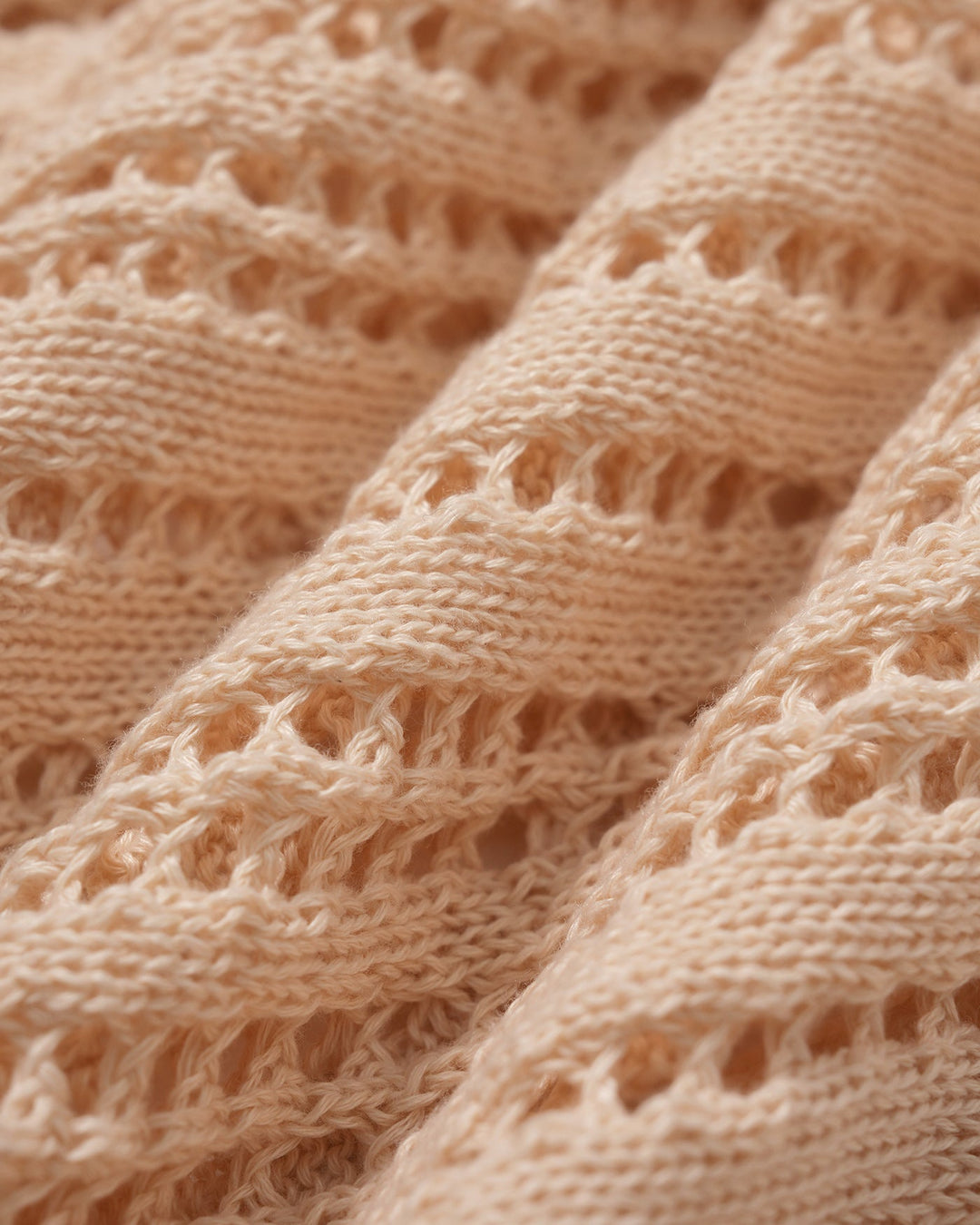 Couverture de Maillot de Bain en Crochet Abricot