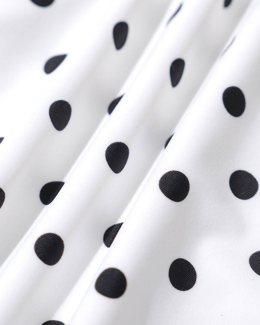 Ensemble de Bikini Triangle à Pois Blancs