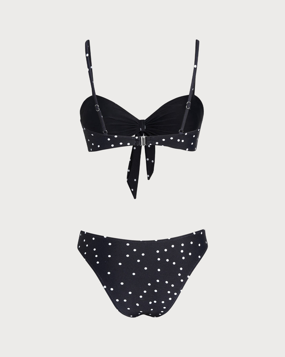 Ensembles de Bikini à Pois Noirs