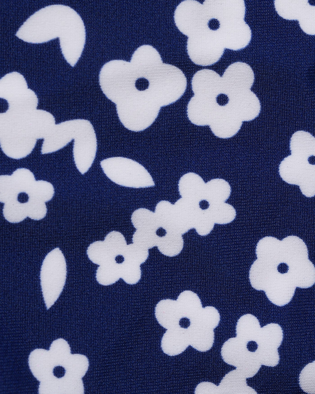 Ensemble de Bikini Triangle Floral à Dos Nu Bleu
