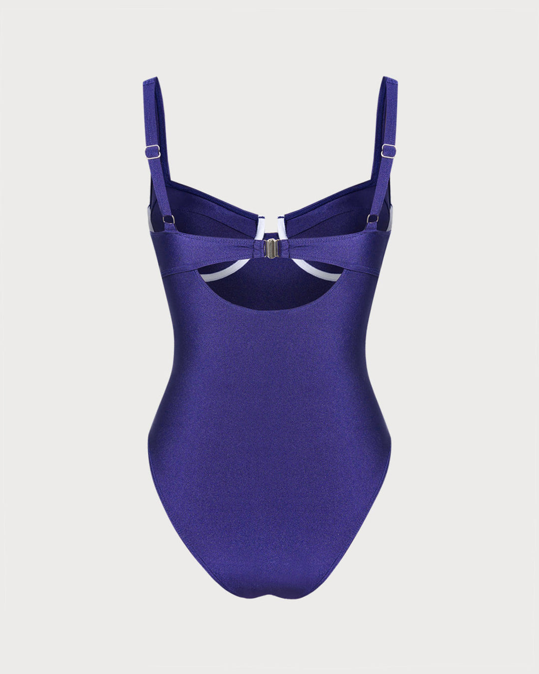 Maillot de Bain Une Pièce à Armatures Marine