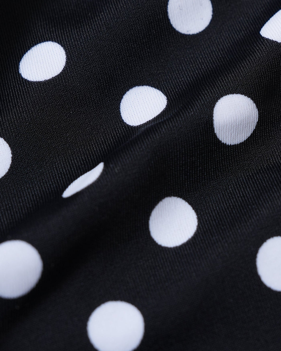 Ensemble de Bikini Réversible à Pois Noirs