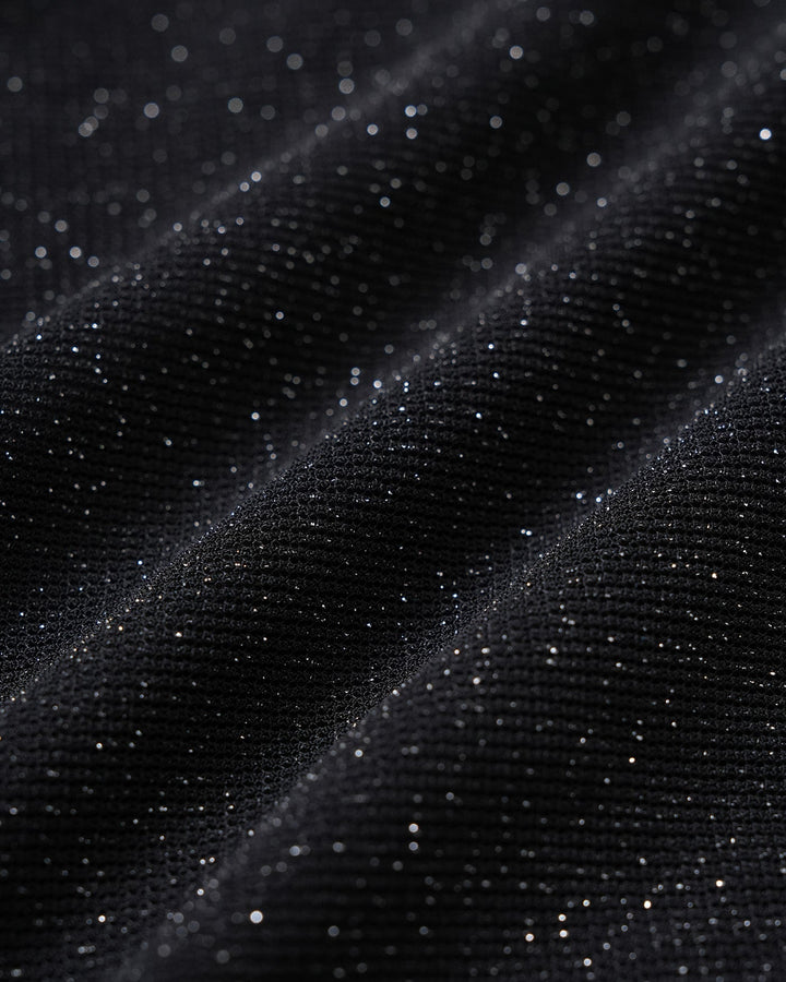 Bralette Noir à Sequins Une Pièce