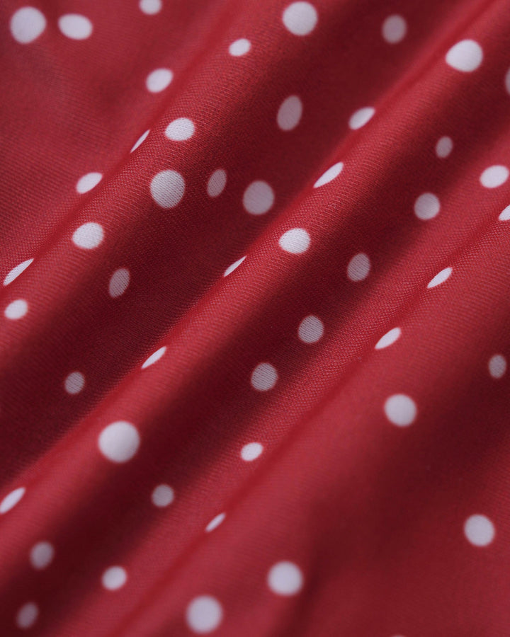 Ensemble de Bikini à Pois Rouges