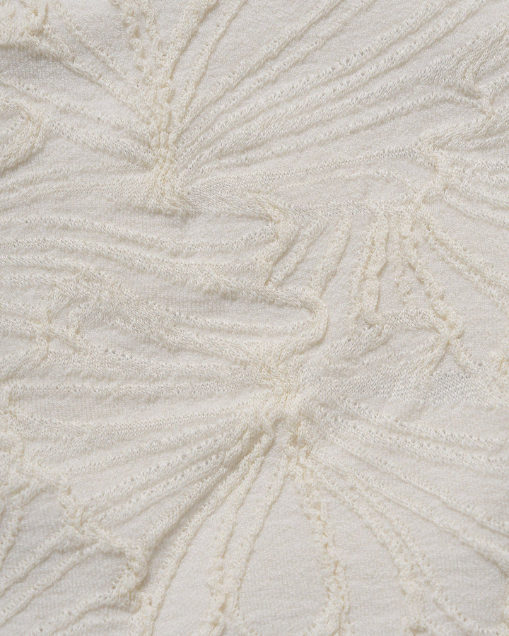 Ensemble de Bikini à Armatures Jacquard Beige