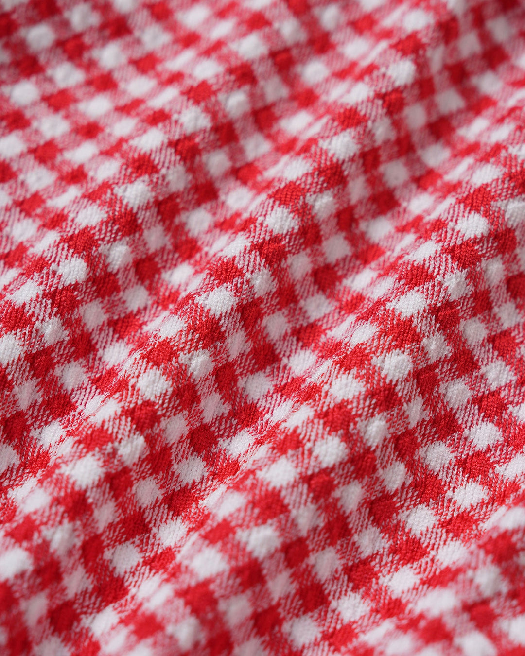 Ensemble de Bikini Triangle à Carreaux Rouges
