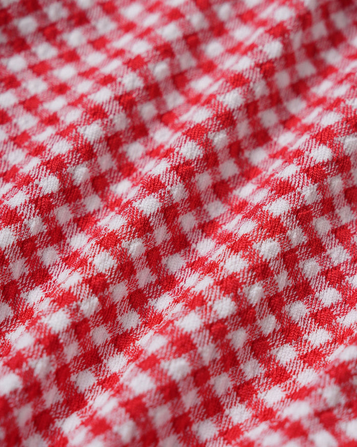 Ensemble de Bikini Triangle à Carreaux Rouges