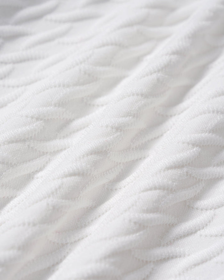 Ensemble de Bikini Triangle Contrastant Blanc