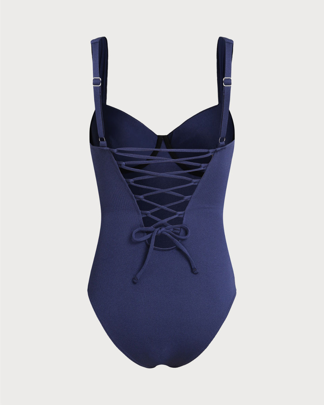 Maillot de bain une pièce bleu avec armatures