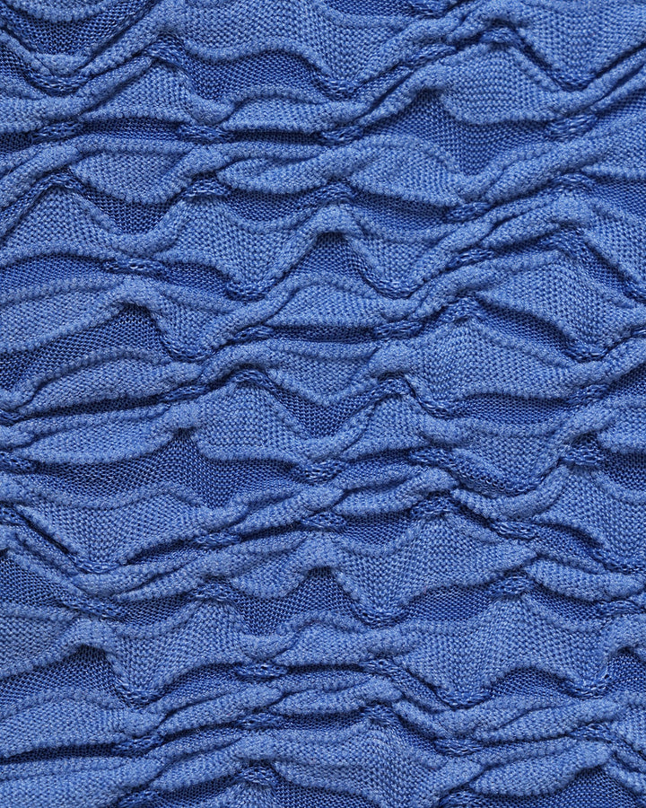 Ensemble de Bikini Triangle à Col Halter Bleu