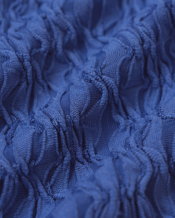 Ensemble de Bikini Texturé O-Ring Bleu Clair