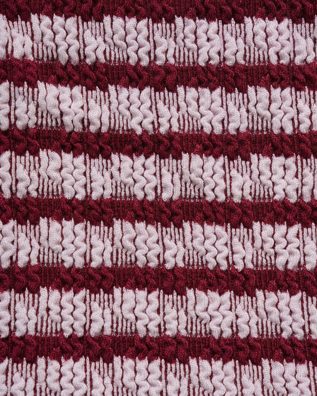 Ensemble de Bikini Triangle Rayé Rouge