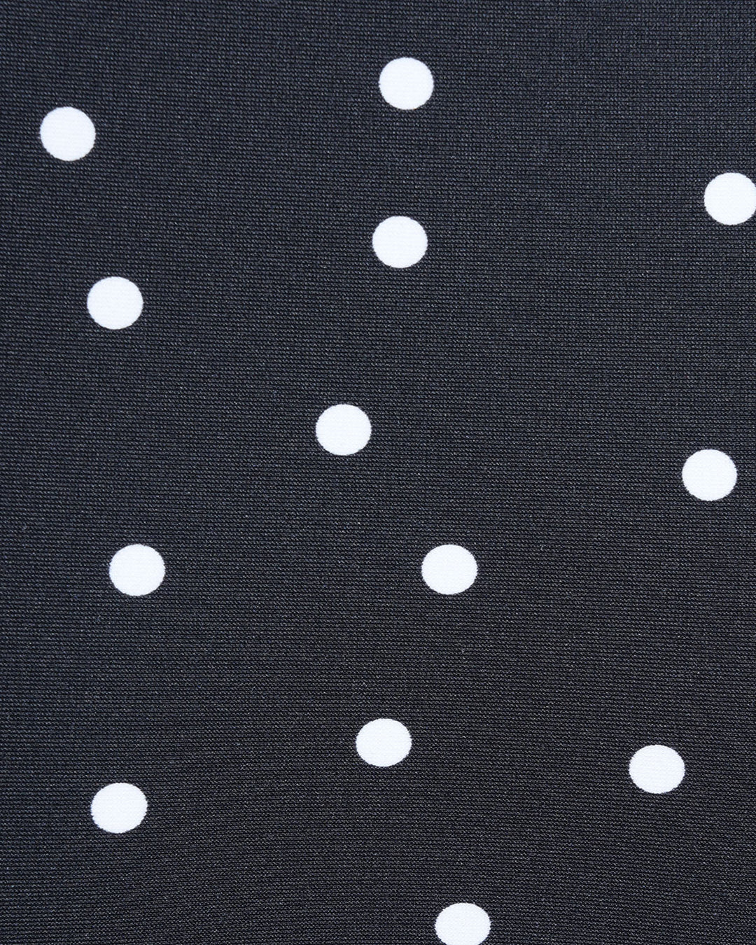 Ensemble de Bikini Bandeau à Pois Noirs