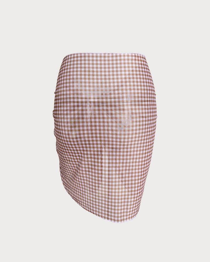 Couverture en Plaid Café
