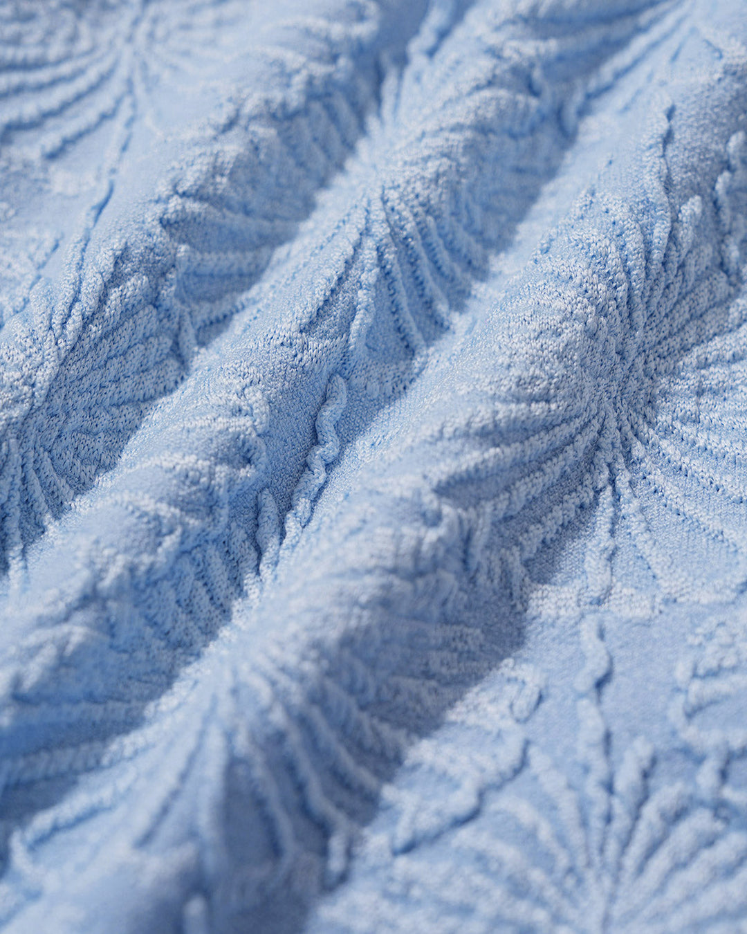 Ensembles de Bikini Découpés en Jacquard Bleu
