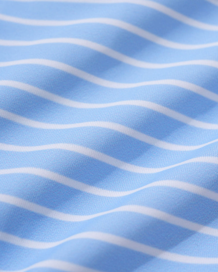 Ensemble de Bikini à Armatures Rayé Bleu