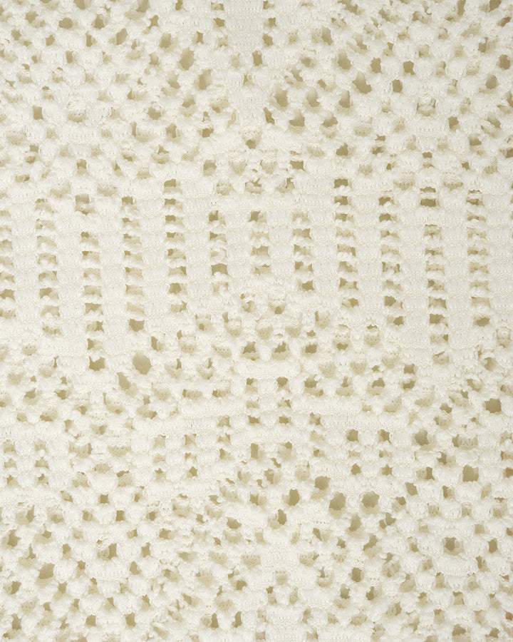 Ensemble Trois Pièces Texturé Blanc à Armatures